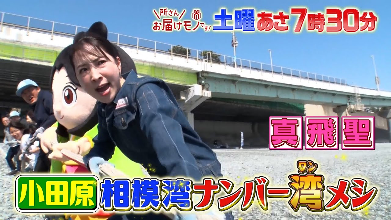 『所さんお届けモノです!』真飛聖が相模湾で地引網漁に挑戦！獲れたて海鮮丼をお届け!! 5/17(土)【TBS】