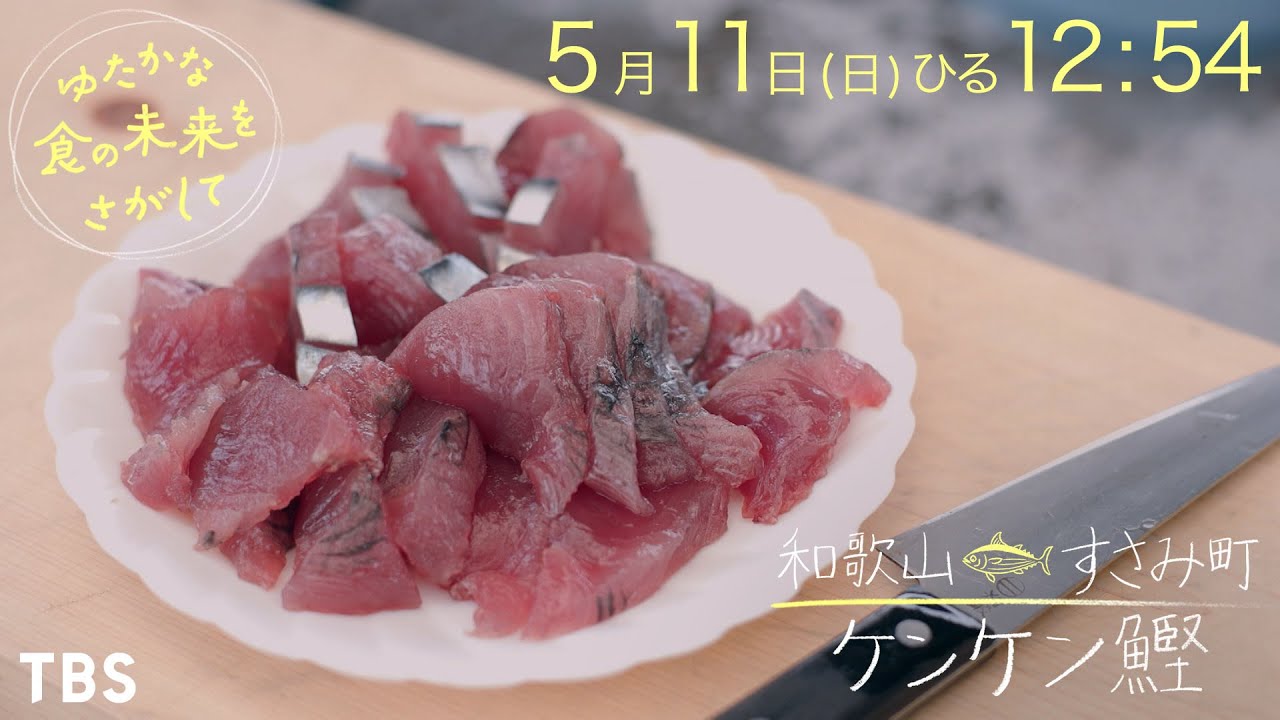 5/11 (日) 『ゆたかな食の未来をさがして』／ 和歌山 すさみ町の“ケンケン鰹”を広める特別な体験【TBS】