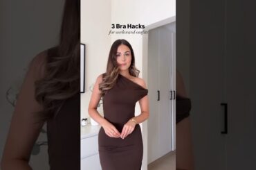 Every Girl MUST Know These 3 Bra Hacks! #fashion #fashionstyle #fashionblogger