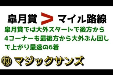 マジックサンズよ!!皐月賞の上がり最速の脚でNHKマイルカップも突っ込んで来い