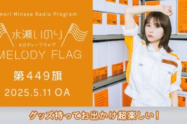 【グッズ持ってお出かけ超楽しい！】水瀬いのり MELODY FLAG 第449旗