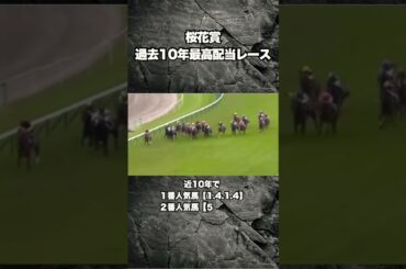 桜花賞　過去10年最高配当レース#競馬 #競馬予想 #桜花賞 #阪神牝馬ステークス #ニュージーランドトロフィー