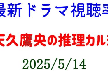 天久鷹央の推理カルテ☆視聴率速報☆2025年5月14日付