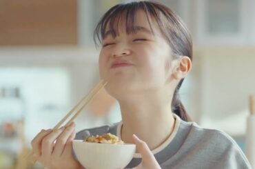 木村佳乃、豊嶋花、古川凛  丸美屋 釜めしの素 「おかわりしちゃお」篇 TVCM