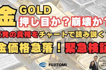 【金価格急落】押し目か？崩壊か？反発の真相をチャートで読み解く！