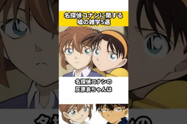 名探偵コナンに関する嘘の雑学 #名探偵コナン #ネタ #雑学 #アニメ #漫画 #映画