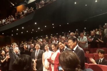 第78回カンヌ国際映画祭 『遠い山なみの光』正式上映後の様子