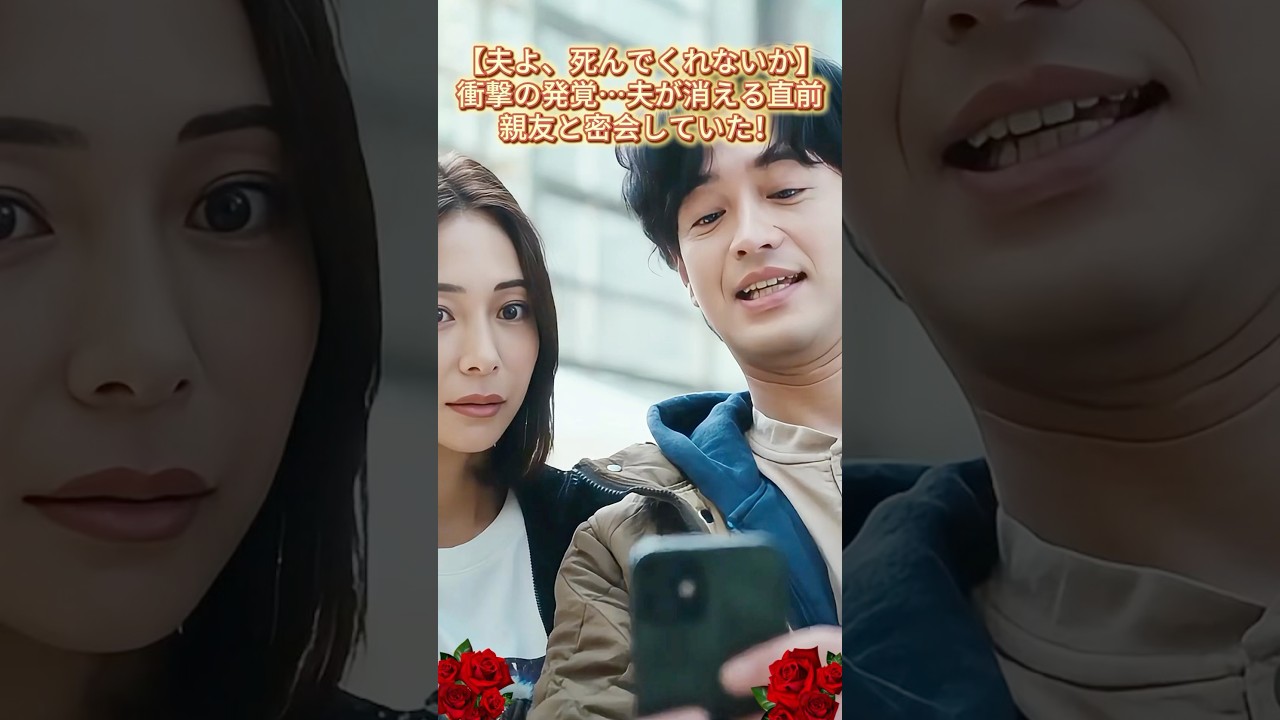 衝撃の発覚…夫が消える直前、親友と密会していた｜Ep29  #夫よ、死んでくれないか～#復讐ドラマ#安達祐実#相武紗季#磯山#映画#shorts