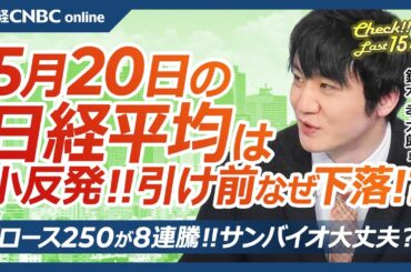 【5月20日(火)東京株式市場】日経平均株価は小反発、米国債格下げに警戒／米国株は堅調／日本株・サンリオ急伸、ソニーGなど高ROE株◎／グロース250が8連騰／国内長期金利上昇、消費減税案に石破総理は