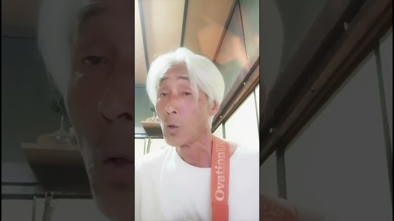 カバー曲：西城秀樹『傷だらけのローラ』をARTで表現する狂芸家三崎隆宏『狂歌童子』が歌います。