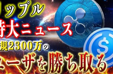 『重大』リップル、USDC買収が見えてきました。