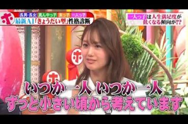 一人っ子として孤独を回避したい井上清華アナ　「ホンマでっかTV」