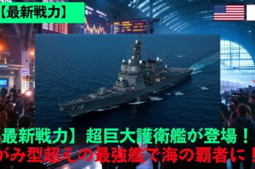 【最新戦力】超巨大護衛艦が登場！もがみ型超えの最強艦で海の覇者に！