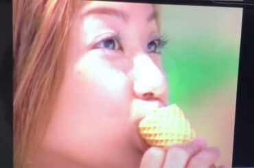 【CM】江崎グリコ　ジャイアントコーン　サイン入りMDプレーヤー　優香【2003年】【平成15年】