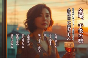 昭和平成の悲しい歌。＃金曜日の妻たちへ＃昭和のヒットドラマ＃黒木瞳＃不倫