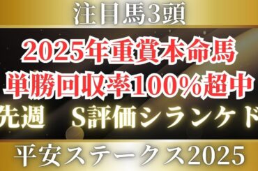【平安ステークス2025】今年のダート界を占う重要な1戦。次世代ダート最強馬候補も参戦⁉