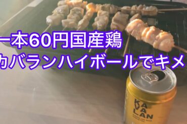 家族に内緒で一人焼き鳥カバランハイボール昇天