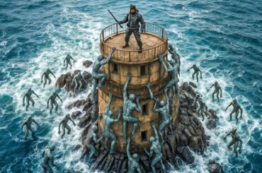 【映画紹介】気象観測員が人里離れた島に赴いたところ、灯台の頂上に閉じ込められ、危険な生物に囲まれてしまう。