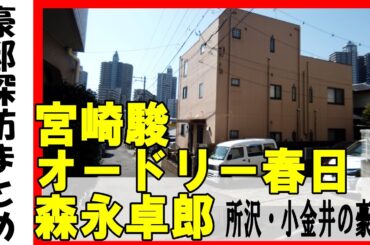宮崎駿（となりのトトロ、もののけ姫）・オードリー春日俊彰（若林正恭の相方）・森永卓郎（経済アナリスト）・森永康平（戦うアナリスト）・中沢啓治（はだしのゲン作者）・スタジオジブリ（アニメ制作会社）の豪邸