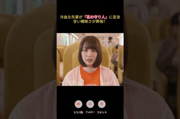 冷血な先輩が「花の守り人」に変身、甘い曖昧さが昇格？｜E p4 #幸せカナコの殺し屋生活  #映画 #shorts #能年玲奈#藤谷太輔#渡部篤郎