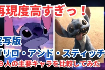 実写版『リロ・アンド・スティッチ』アニメ版と主要キャラ9名を比較してみた【一部ネタバレあり】#スティッチ