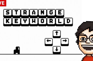 画面内にあるキーだけで操作を進める面白ゲームで遊ぶ！｜STRANGE KEYWORLD