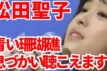 アカペラ! 松田聖子 青い珊瑚礁 オケを消して歌声だけにしてみました！歌姫のリアリティをお聴き下さい