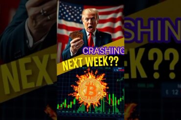 Bitcoin is crashing, next week? #bitcoin #btc #crypto #shortfeed  #shorts