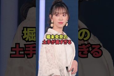 堀未央奈の土手が高すぎる