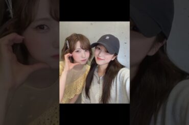 元IZ*ONE 本田仁美 矢吹奈子 久しぶりのひぃなこ🐱まさかのケースお揃いでしたっ👀♡히랑 커플 케이스였네 ㅎㅎ
