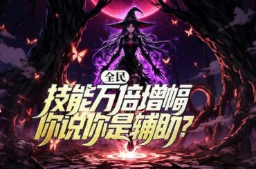 完结《全民：技能万倍增幅，你说我是辅助？》1-899话 为了证明辅助才是最强王者，我直接转职成辅助职业圣骑士！ 激活万倍增幅神级天赋，可以将一个技能的效果直接提升一万倍！  #漫画推荐#小说 #二次元