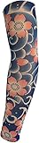 [INEOUT] タトゥーアームカバー和彫り刺青柄冷感腕カバー日焼け止めUPF50+滑り止め吸汗速乾紫外線対策スポーツ活動用男女兼用両腕2枚組