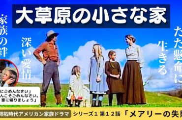 【大草原の小さな家】シーズン１第１２話「メアリーの失敗」#大草原の小さな家