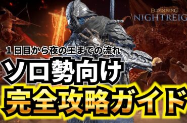 【ナイトレイン】ソロガチ勢が教えるナイトレイン攻略の流れ＆立ち回り＆解説 初心者必見【グラディウス戦】【エルデンリングナイトレイン】