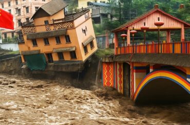 CRISIS in China TODAY ! 🌊 Unbelievable Floods DESTROY Bridges & COLLAPSE Buildings in Yunnan