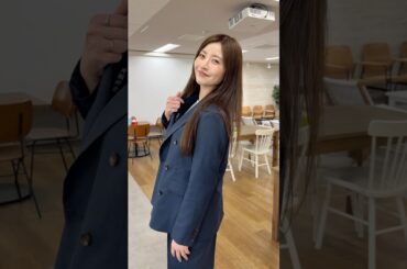 片瀬那奈の人生初オーダースーツ #片瀬那奈 #KASHIYAMA #オーダースーツ #スーツ #ジャケット