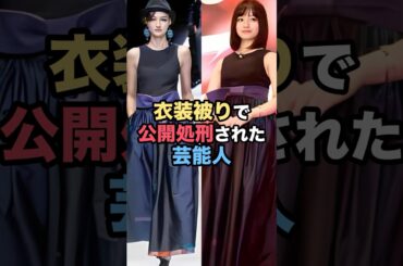 衣装被りで公開処刑された芸能人 #モデル #芸能人 #雑学 #shorts