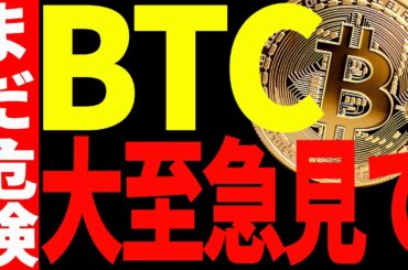 ⚠️大至急見て⚠️ビットコインはまだ危険！下落に警戒すべき理由と意織するポイントを共有！