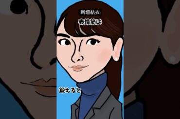 しばじゅんの顔の雑学 #新垣結衣 #冨永愛 #中山美穂 #草彅剛 さん 他の似顔絵 #似顔絵 #雑学 #顔の雑学 #人相 #似顔絵の描き方 #shorts