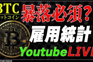 【リアルトレード】ビットコインは暴落してしまうのか？雇用統計で爆益を狙う！【2025.6.6】