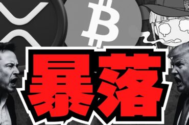 【危機】ビットコイン10万ドル割れ寸前！何が起きてる？／仮想通貨バブル終了？XRPは？イーサリアムは？