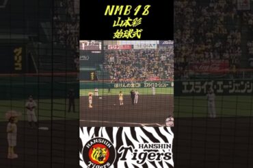 ＮＭＢ４８・山本彩始球式