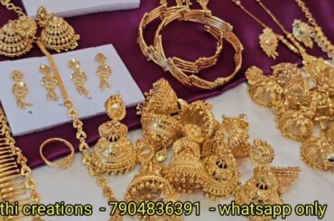 One gram  jumkha 🤩 Onegram necklace collections with price ✨️ #trending #onlineshopping