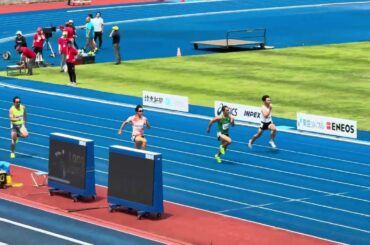 【パラ陸上 2025 ジャパンパラ】T00 男子 100m (-0.4) 佐々木琢磨(仙台大TC)