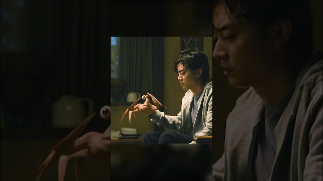 右ちゃん,大人しくしてます #寄生獣 #そめたに しょうた #橋本愛 #映画