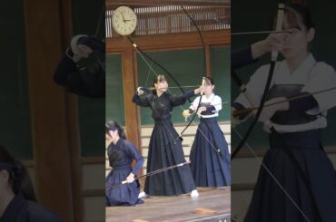 第48回東西学生弓道選抜対抗試合女子の部最優秀選手　吉田鈴選手（弘前大学3年）