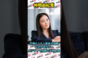 仲間由紀恵「万博ルンルン散歩」が話題！