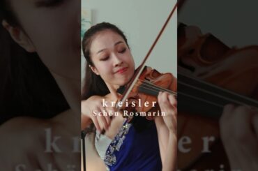 【Kreisler】Schön Rosmarin |【クライスラー】美しき ロスマリン  #violin #バイオリン