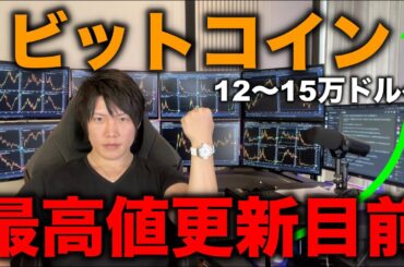 ビットコイン最高値更新すれば、12万〜15万ドルまで上がる可能性。何を買えば儲かるか。逆に最高値更新しても、下落する可能性もある理由について。