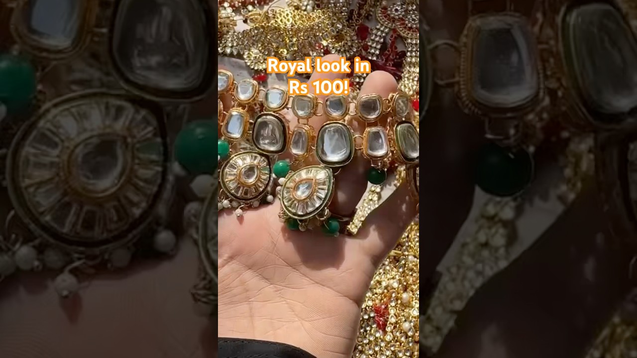 Bridal Jewellery Only Rs 100! | Millat Nagar Market Deals#Shorts#viral Bridal Jewellery Only Rs 100! | Millat Nagar Market Deals#Shorts#viral